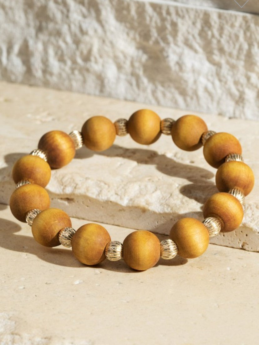 Wooden Pearl Bracelets