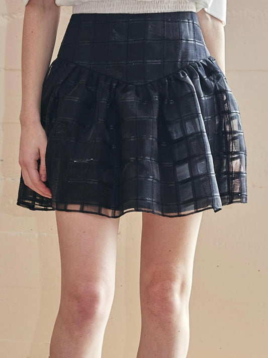 Peplum in Black Skirt