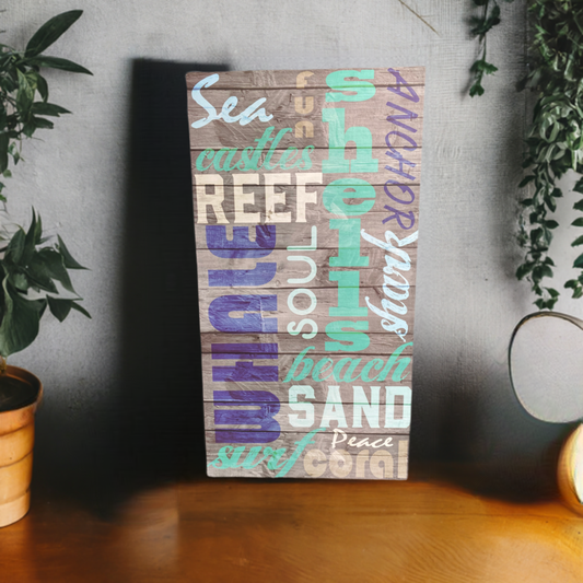 Nautical Reflection Wall Sign