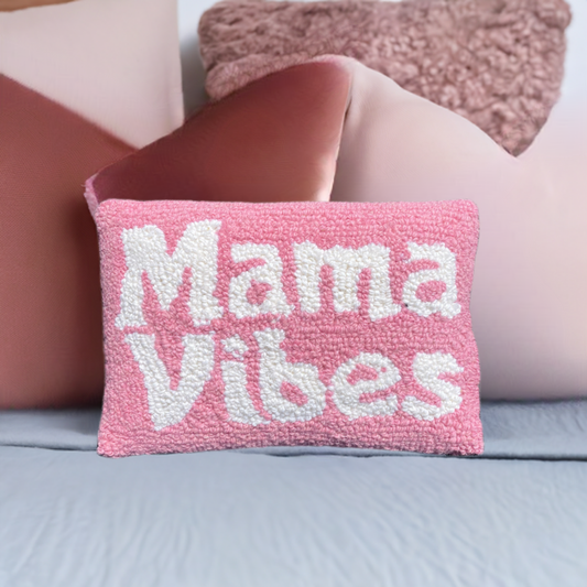 Mama Vibes Accent Pillow